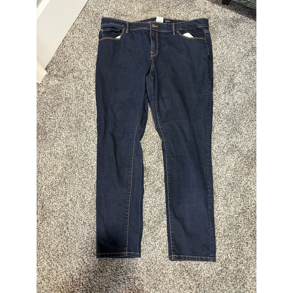 AVA & VIV Skinny Womens Stretch Denim Jeans Size 20W Pre Owned